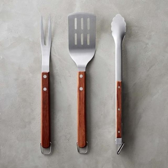 Rosewood BBQ Tools, Set of 3