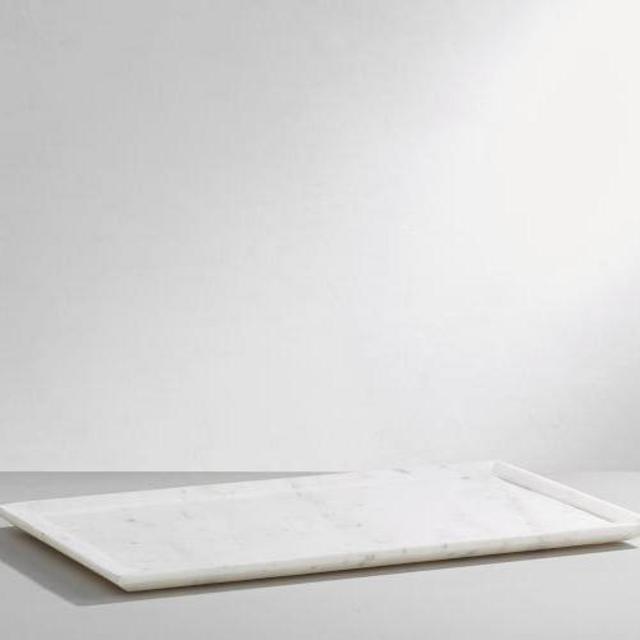 White Marble Rectangular Platter