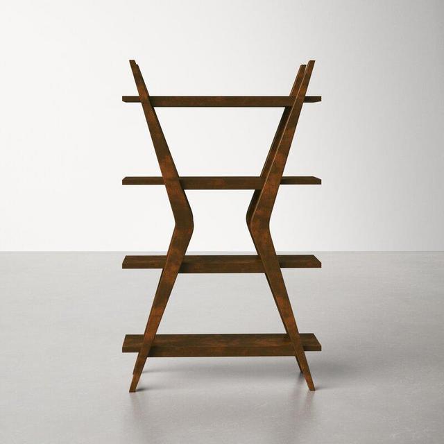 Hazleton 40'' Solid Wood Etagere Bookcase