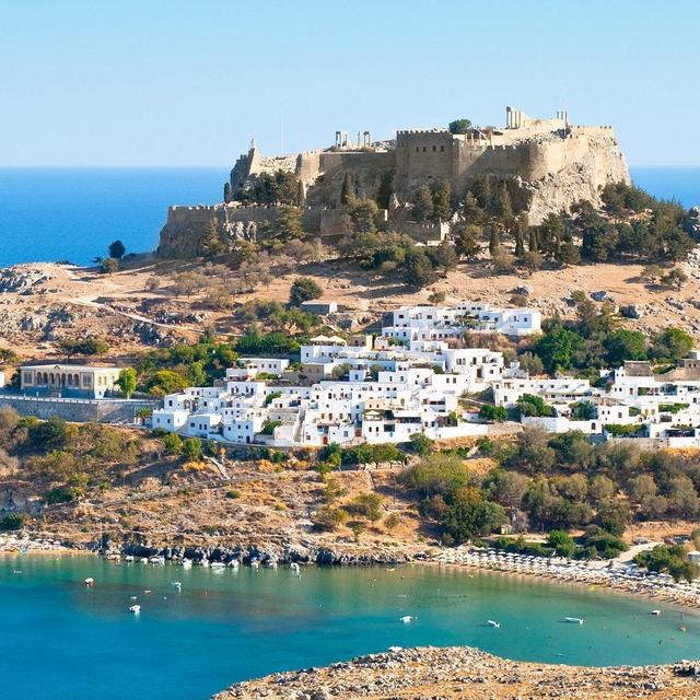 Rhodes Lindos Beach and Temple Day Trip