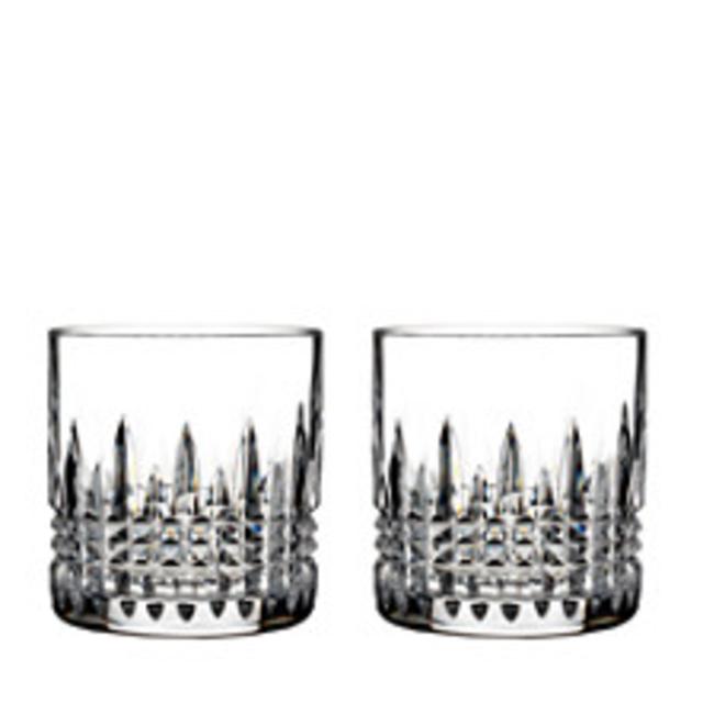 Waterford Lismore Diamond Tumbler Glass, Set of 2