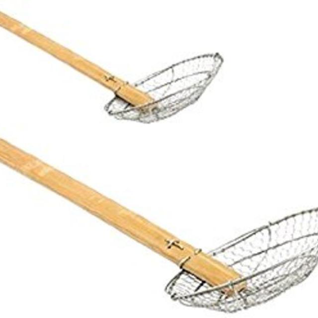 Asian Strainer with Bamboo Handle - Set of 2