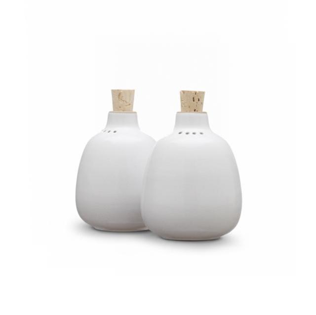 Salt & Pepper; Opaque White