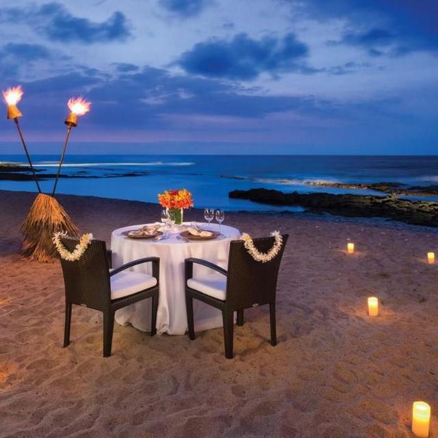 Dinner on the beach