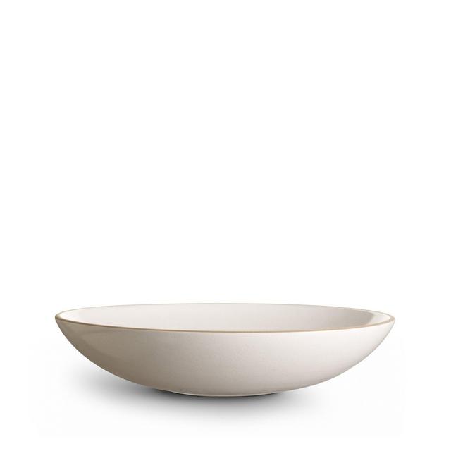 Heath Opaque White Shallow Salad Bowl