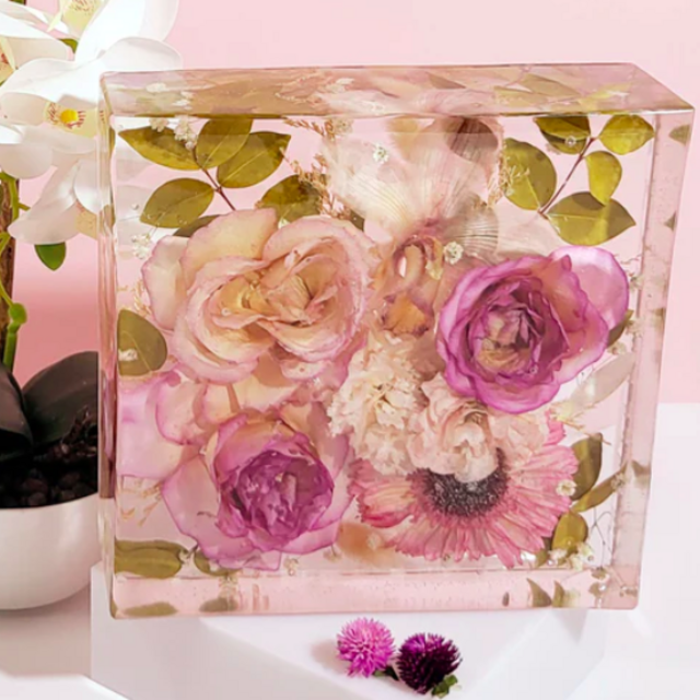 Resin Wedding Bouquet Preservation