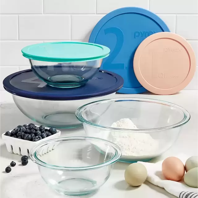Pyrex 8-Pc. Mixing Bowl Set