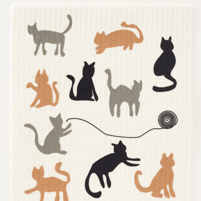 Cats Swedish Dishcloth