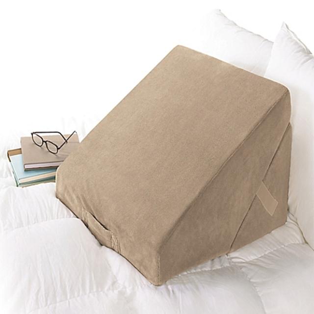 Brookstone® 4-in-1 Bed Wedge Pillow in Brown