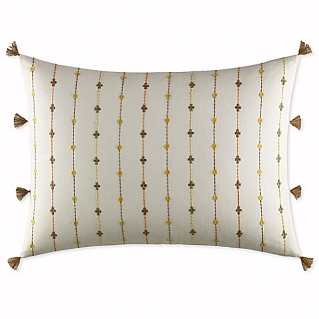 ED Ellen DeGeneres Toluca Tassel Oblong Throw Pillow in Natural