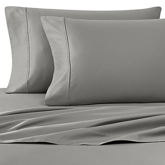 Wamsutta® 400-Thread-Count King Pillowcases in Grey (Set of 2)