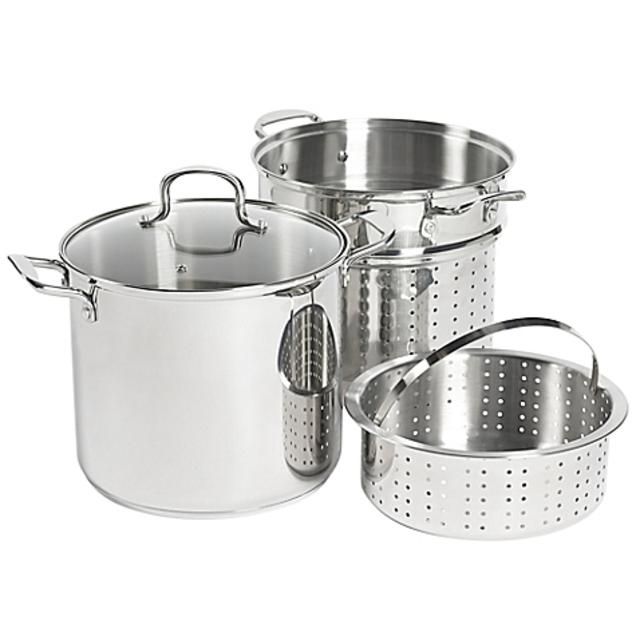 SALT™ 12 qt. Stainless Steel 4-Piece Multi-Cooker