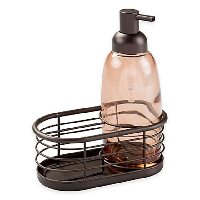 InterDesign® Forma Soap Pump Caddy in Bronze