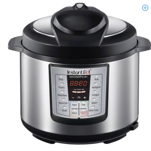 Instant Pot Electric Pressure Cooker, 8 Qt stainless steel