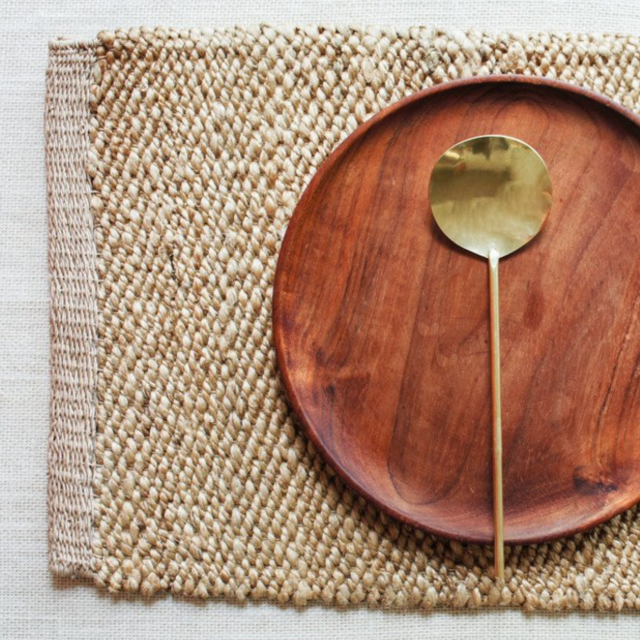 Braided Hemp Placemat: Rectangle