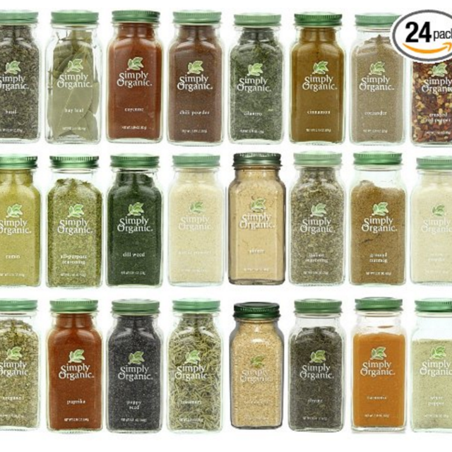 Simply Organic Gourmet Top 24 Spices Set
