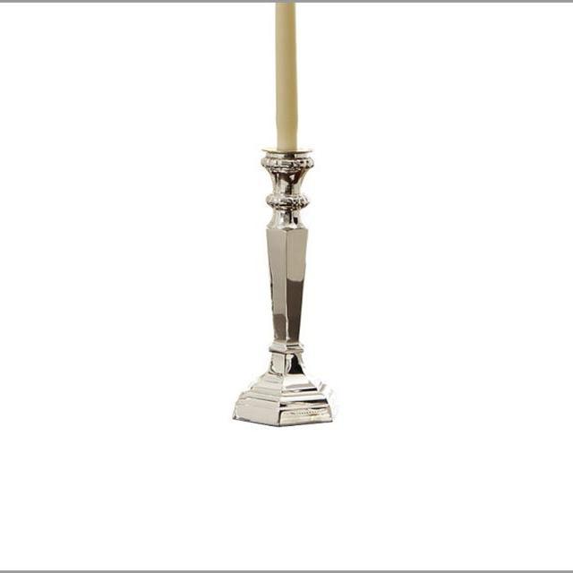 Medium silver-plated taper holder