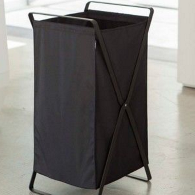 Tower Laundry Basket, Black