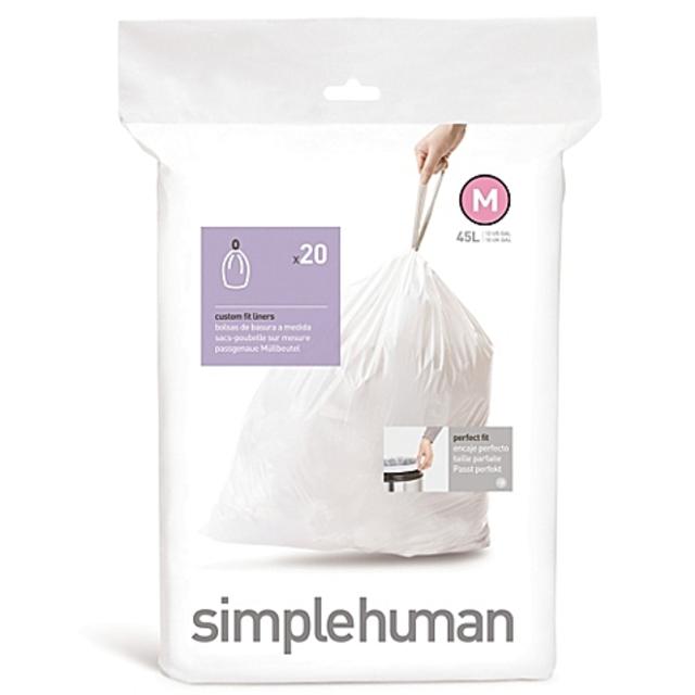 simplehuman® Code M 20-Pack 12-Gallon Custom Fit Liners