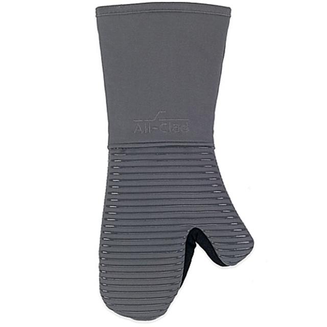 All-Clad Premium Silicone Oven Mitt in Pewter