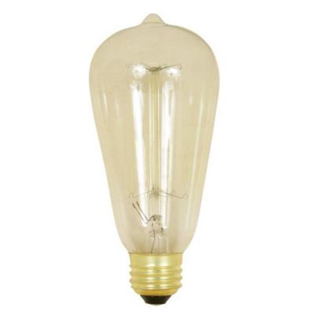 Original Vintage Style 60-Watt Incandescent ST19 Light Bulb Vintage Style Light Bulb