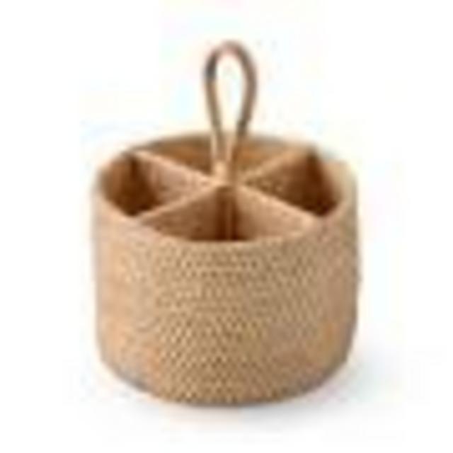 Light Woven Utensil Caddy