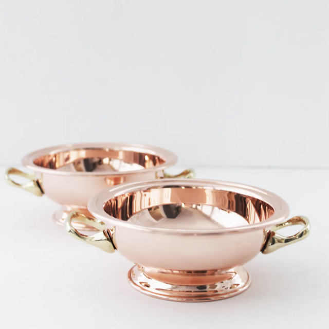 Set of 2 - Coppermill Kitchen Vintage Inspired Single Serving Bowls, Set of 2