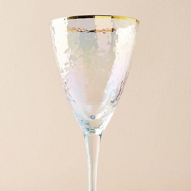Lustered Wine Glasses, Set of 4