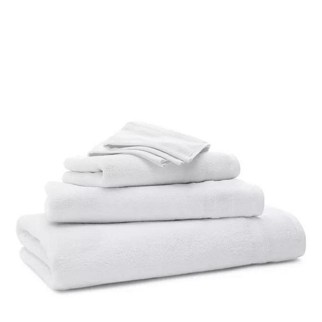 Ralph Lauren Payton Towel Collection - Wash Cloth Spa White