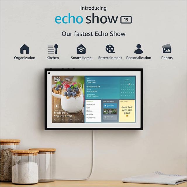 Echo Show 15, Full HD 15.6" smart display