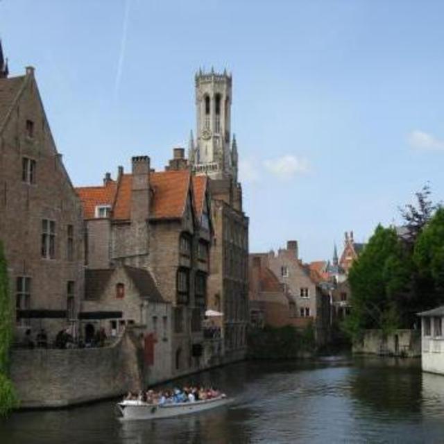 Canal boat tour in Brugges