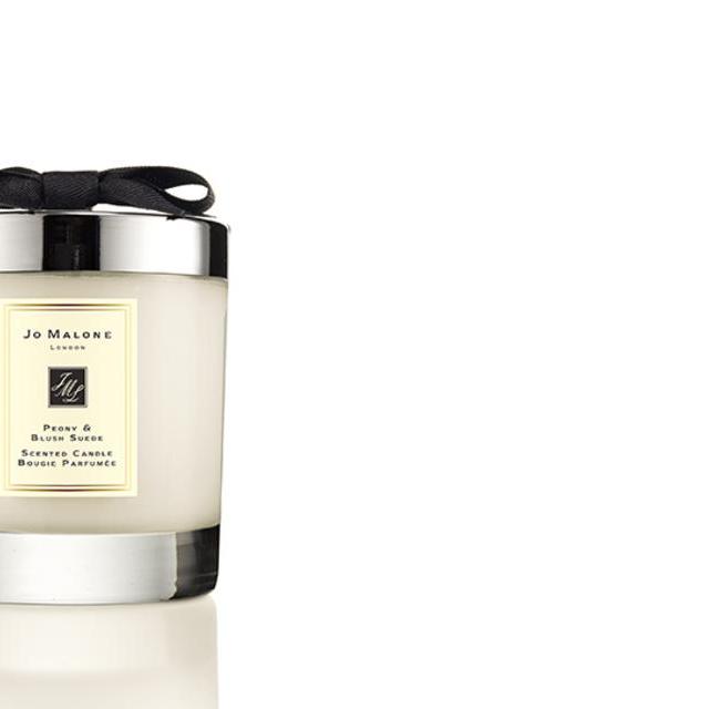 Peony & Blush Suede Home Candle