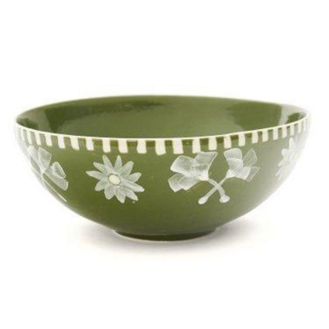 Handpainted Flower Bowl