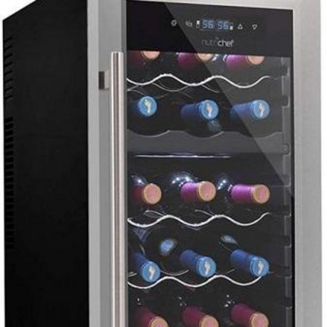 NutriChef 18 Bottle Wine Fridge