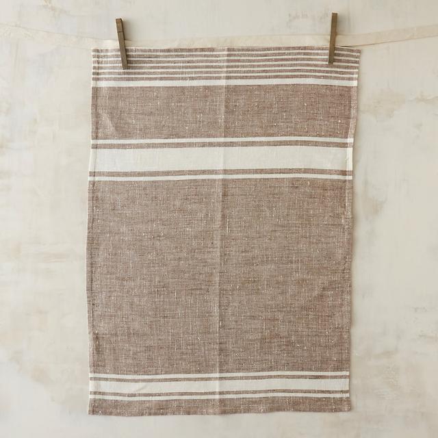 Lithuanian Linen Tea Towel- Brown