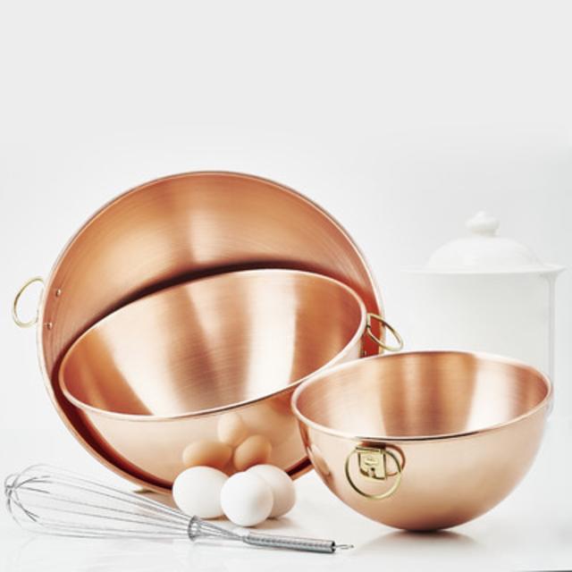 Old Dutch Copper 3 Piece Beating Bowl Set