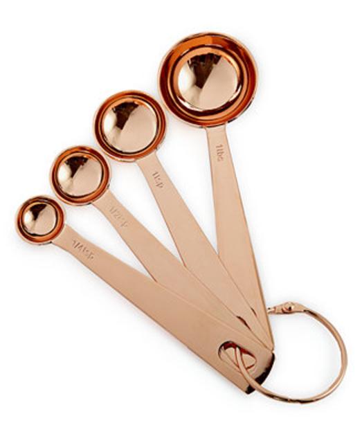 Martha Stewart Collection Copper-Plated Measuring Spoons, Only at Macy's