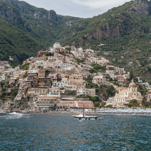 Boat Tour of Positano & the Amalfi Coast on Our Italian Honeymoon