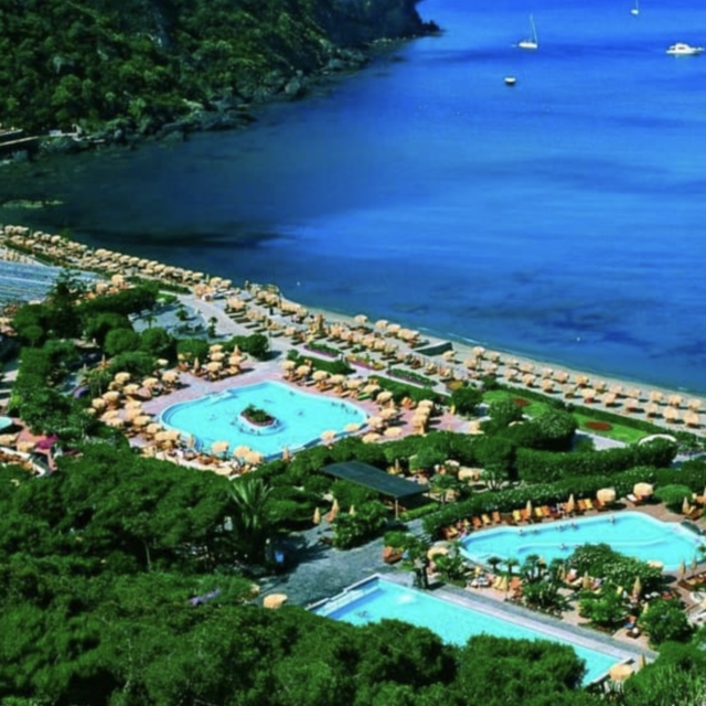 Ischia Thermal Baths on Our Italian Honeymoon