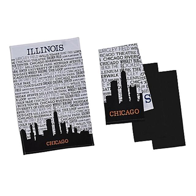 Chicago Kitchen Towels (Set of 4)