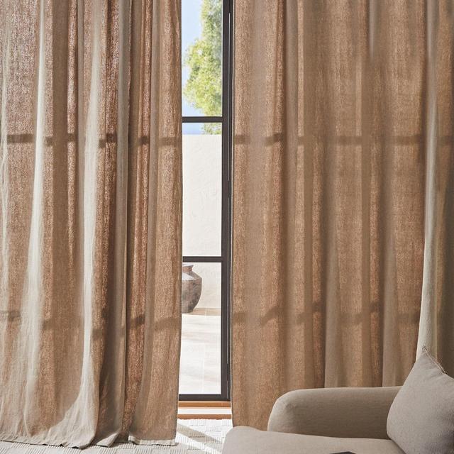 Zara home Thick Linen Curtains