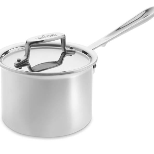All-Clad d5 Stainless-Steel Saucepan, 4-Qt