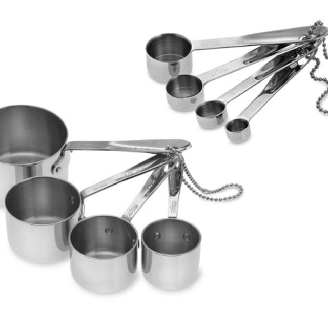 All-Clad Stainless-Steel Standard-Size Cups & Spoons Set