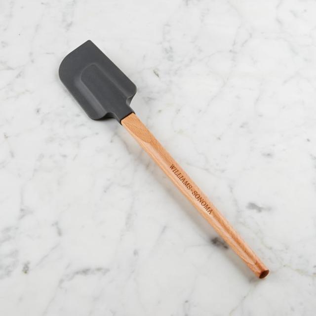 Williams-Sonoma Silicone Spatula with Classic Wood Handle, Cool Grey