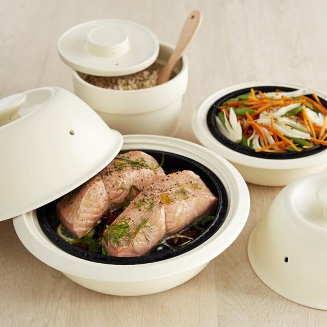 Kinto Ceramic Steam Cocoon, Small, White
