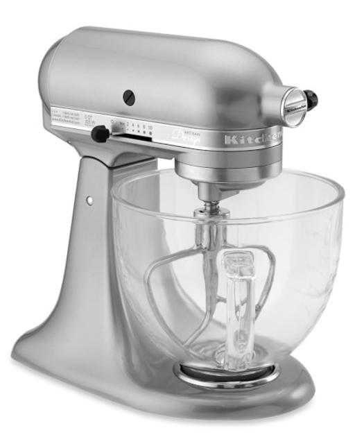 KitchenAid® Design Series Stand Mixer, Sugar Pearl Silver