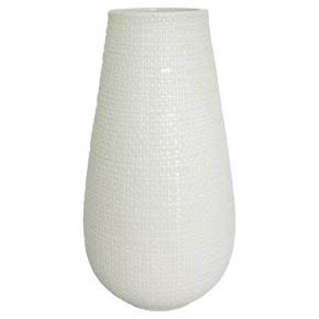 Target Textured Ceramic Vase White Tall - Threshold™