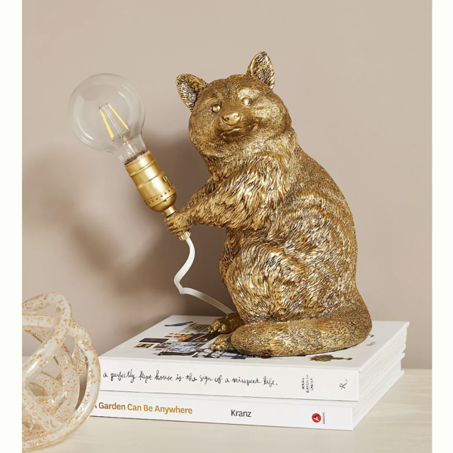 Raccoon Table Lamp