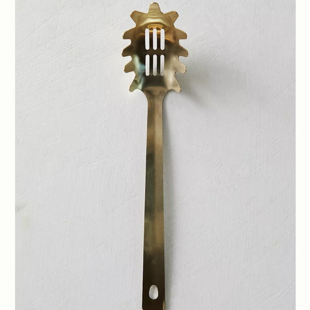 Gold Pasta Serving Spoon