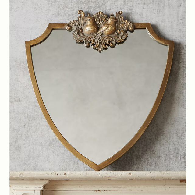Wooded Manor Mirror; bird version